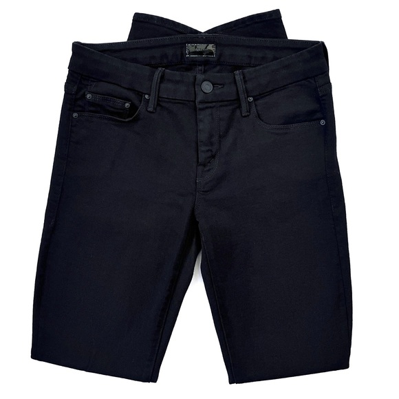 Mother Denim Women’s Low Rise Looker Jeans in A Model Spy Black (27) - Picture 8 of 15